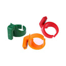 3pcs Plastic Sewing Thimble Ring with Blade Finger Thimble Thread Cutter
