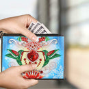 DIY Magpie Special Shaped Diamond Painting Wristlet Clutch Women Wallet