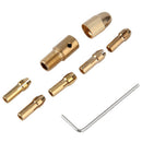 8Pcs 0.5-3mm Small Electric Drill Bit Collet Mini Twist Chuck Tool Kit A5Y8