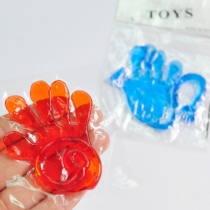 10pcs/Bag Sticky Hands Party Favor Palm Toys Novelties Gift
