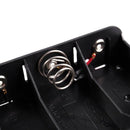 5X( 7.9" Wire Leads Black 3 x 1.5V C Battery Batteries Holder Case F4W7)