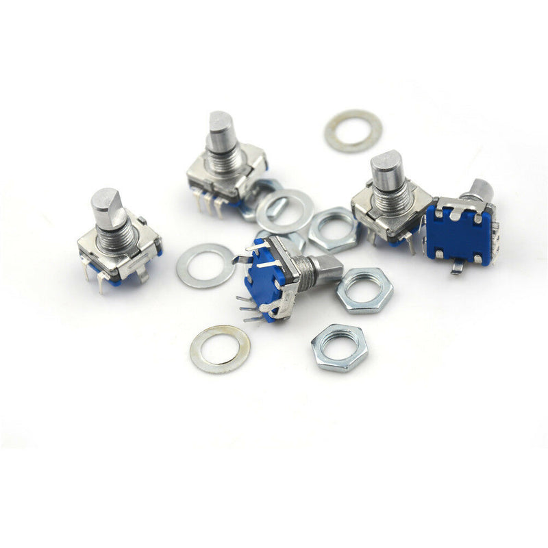 5Pcs Rotary Encoder Push Button Switch Keyswitch Electronic Components 12mmB Gw