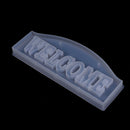 1Pc DIY Crystal Epoxy Mold Uppercase English Welcome Light Box Set-up DecorSEAU