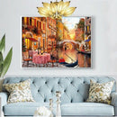 5D Diamond Embroidery Landscape City Diamond Pattern Cross Stitch Square Di