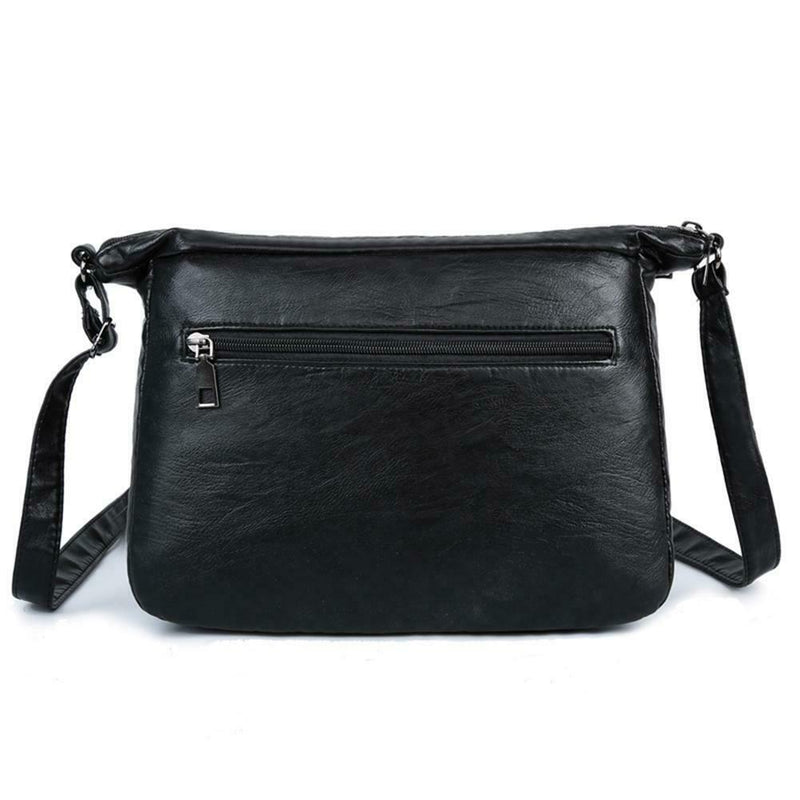 Fashion Women Leather Shoulder Messenger Bag Large Capacity Handbag Purse