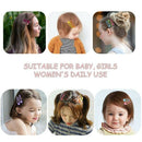 80PCS Hair Clips, 2 Inch Non-Slip Metal Hair Barrettes for Girls, Kids, Bab F6C5