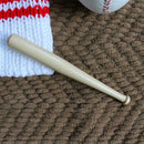 Knit Baby Boy Girl Photography Clothing Oversleeve+Headdress+Baseball+Stick