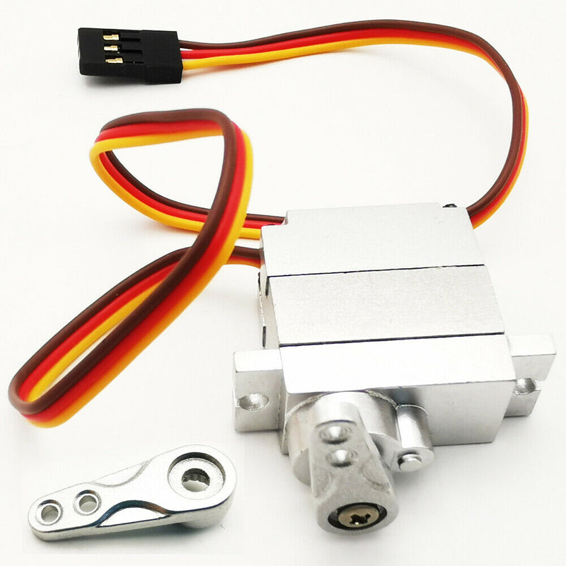 All Metal 9g Steering Gear Servo+Steering Arm for WPL B24 C34 B36 MN D90 RC Car