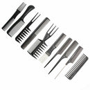 10x Black Hair Comb Professional Salon Anti Static Detangling Styling Bru NFO