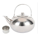 Stainless Steel Tea Pot Coffee Lightweight Removable Infuser Kettle 1.5L