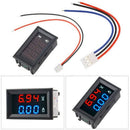 Dual LED Digital Voltmeter Ammeter Panel Amp Volt Gauge DC 0-100V 0-10A VRL