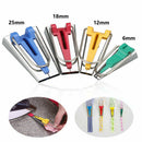 60x Bias Tape Maker Kit Set for Sewing Quilting Awl & Binder Foot Case ToolT Bj