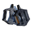 1 Pair Portable Bicycle Pedal Plastic Anti-slip Rivet Cycling Bearing Pedals Ew