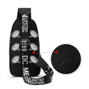 Music Crossbody Bag For Men Usb Charging Shoulder Bag Waterproof Oxford Mal U5L5