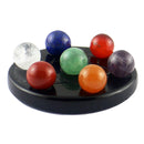 Natural Semi-Precious Stones Seven Stars Array Crystal Display Multicolor