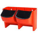 Pack of 2 Plastic Self Watering Stackble Wall Planter, Vertical Living Wall