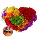 5D DIY Full Drill Diamond Painting Heart Cross Stitch Embroidery (C1016) A