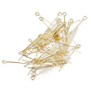 Jewellery Making Starter Kit Findings Spacer Steel Wire Elastic Cord Golden