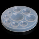 Round Silicone Mold DIY Jewelry Pendant Mould Handmade Craft Making Tool M2I3