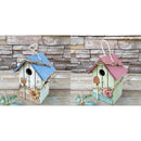 2 Pcs Wooden Birdhouse - Provides Bird Entertainment in Your Own Backyard -