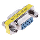 Mini RS232 DB9 9-Pin Female to Female Serial D-USB Connector Adapter Converter