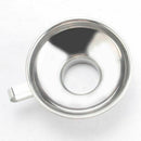 Stainless Steel Wide Mouth Funnel Canning Hopper Filter Food Pickles Jam Fu