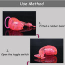 New Novelty LED Flash peacock finger lights kids luminous colour rings chil S6C1