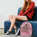 Women's Crown Canvas Backpacks Girl Lady Student School Travel Bag Women Ba