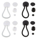 Boat Cover Tie Down Strap Universal Fit Boat Speedboat Kayaking White+Black