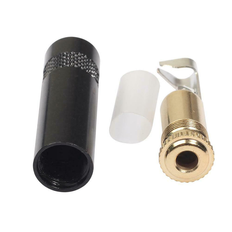 3.5mm TRS Audio Female Jack Solder Connector 3 Pole Stereo Headphone Plug