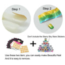 False Nail Tips Adhesive Glue Double-Sided Clear Tape Nail Art Stickers O6A4