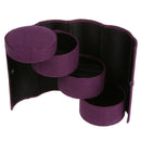 Bracelet Ring Necklace Earring Display Stand Case Storage Travel Box - Purp Z6O2