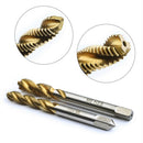 5Pcs/Set Titanium Spiral Flut-e Tap M3 M-4 M5 M6 M8 High Speed Steel HSS Screw