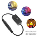 LED Dimmer Single Color Touch 12V-24V LED Strip Adjust Brightness Switch
