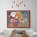 5D DIY Special Shaped Diamond Painting Santa Claus Cross Stitch Mosaic Craft Kit
