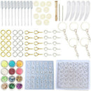 Silicone Casting Mold Tools Set Mix Stick Dropper Clasp DIY Jewelry Molds S%!