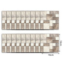 18pcs Tiles Wall Stickers Waterproof Bathroom Kitchen Wallpaper (15x15cm)