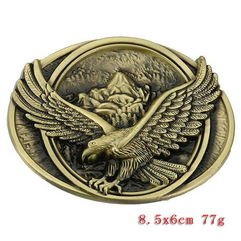 Cowboy Flying Bird Eagle  Belt Buckle Country Western Rodeo Jeans Decor