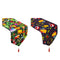 2 Pcs Set Christmas TableCloths Fabric Double-Layer Polyester Cotton Christ R6A5