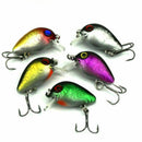 5pcs/set Spinner Lures Fishing Bass ZOC Crank Bait L9L1 Fishing Tackle-Hook C2W2