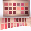 Ucanbe Shimmer Matte Dreamland Eyeshadow Makeup Palette 18 Color Purple Pin Z6M3