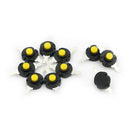 10pcs Flashlight Switches DC 12V 0.5A Self-locking Micro Push Button Switch A Ew