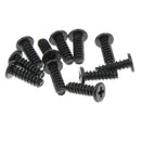 11pcs Game Console Housing Cover Repair Screws Set for Sony PSV2000 Black