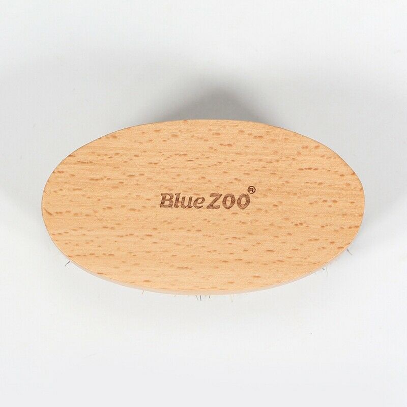 Bluezoo Men'S Beard Brush Boar Bristle Shaving Brush Male Facial Beard Clea P7E6