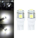 1 Pair T10 W5W 5SMD LED Bulb 5050 Car Auto Width Indicator Light (White)