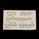 Blessing Letters silicone fondant molds cake decorating tools chocolate mould ME