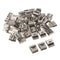 100x Stainless Steel Solar Cable Clips Management PV Wire Clip Fastener