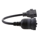 9 Pin J1939 to 16 Pin OBD2 Female Interface Diagnostic Cable Adapter