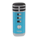 Mini 3.5mm Microphone Karaoke Player for PC/Phone/PSP/MP4/MP3 Blue J6U9