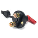 200A Car Boat Battery Disconnect Switch Cut Off Switch + 2 Keys + Wire Lugs Set